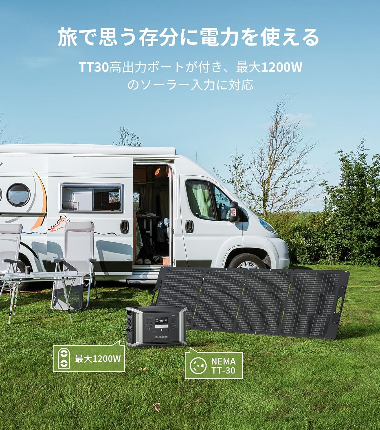 Dabbsson_DBS1400 Pro ポータブル電源_商品説明画像_06